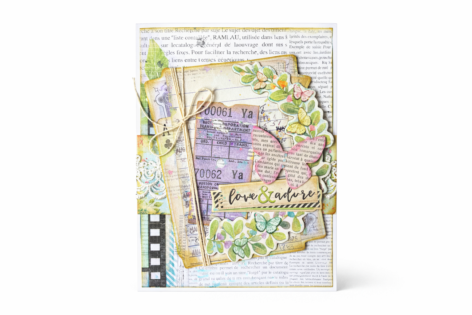 Love and adore- 5x7 Greeting card with envelope