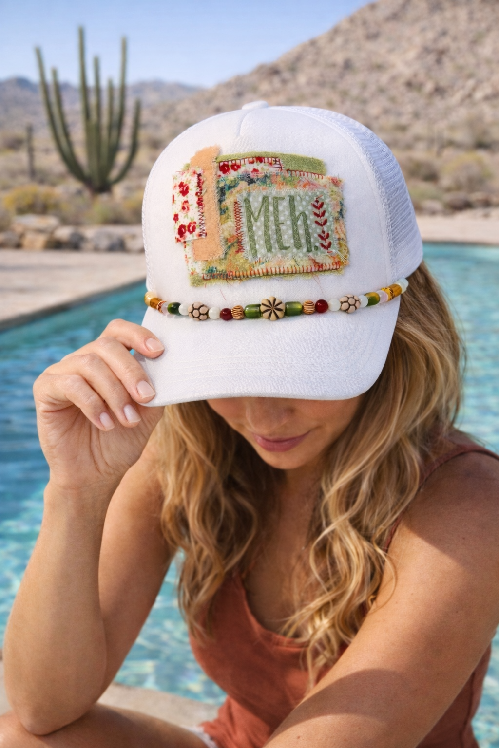 Scrappy Patch Trucker Hat - Meh