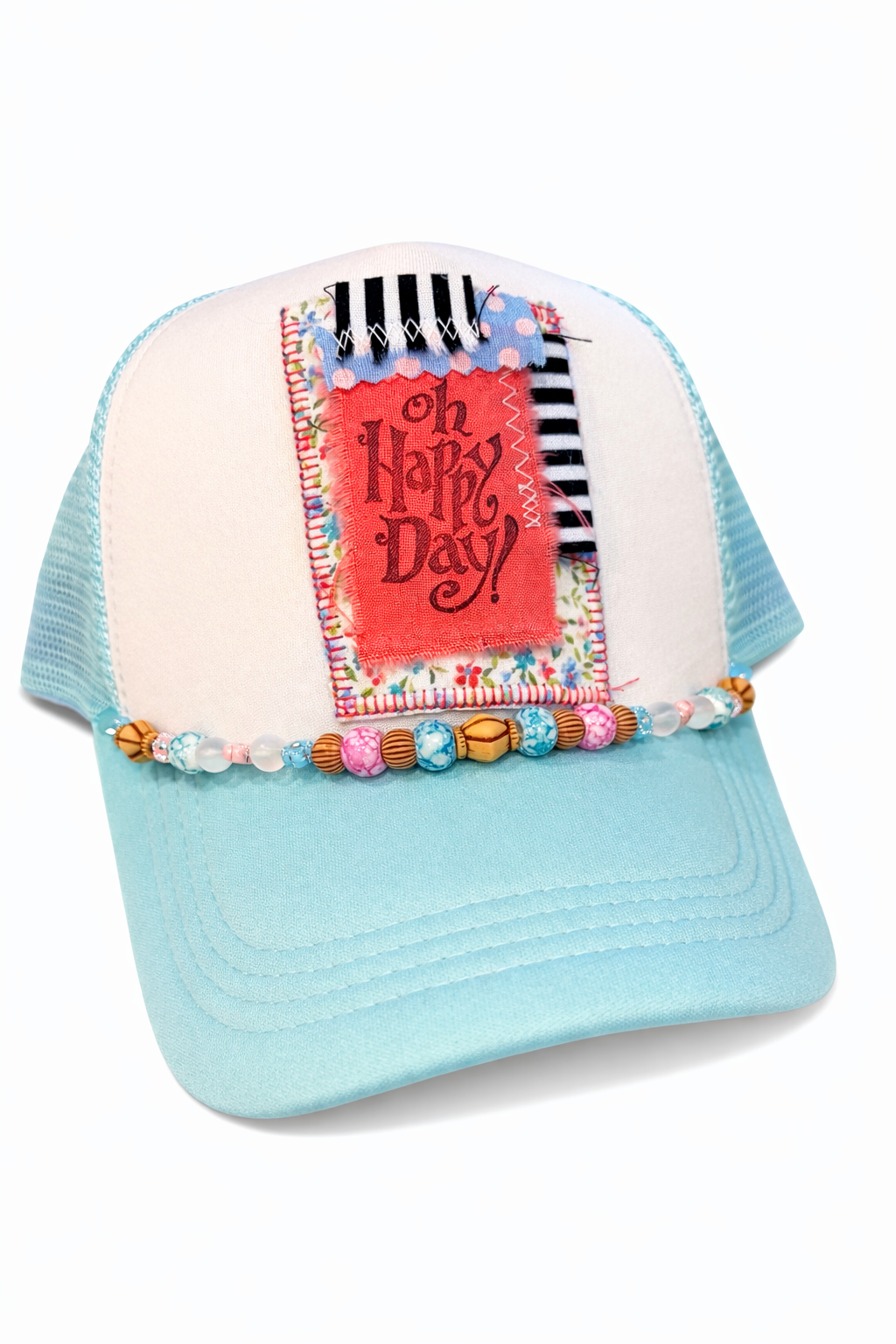 Scrappy Patch Trucker Hat - Oh Happy Day