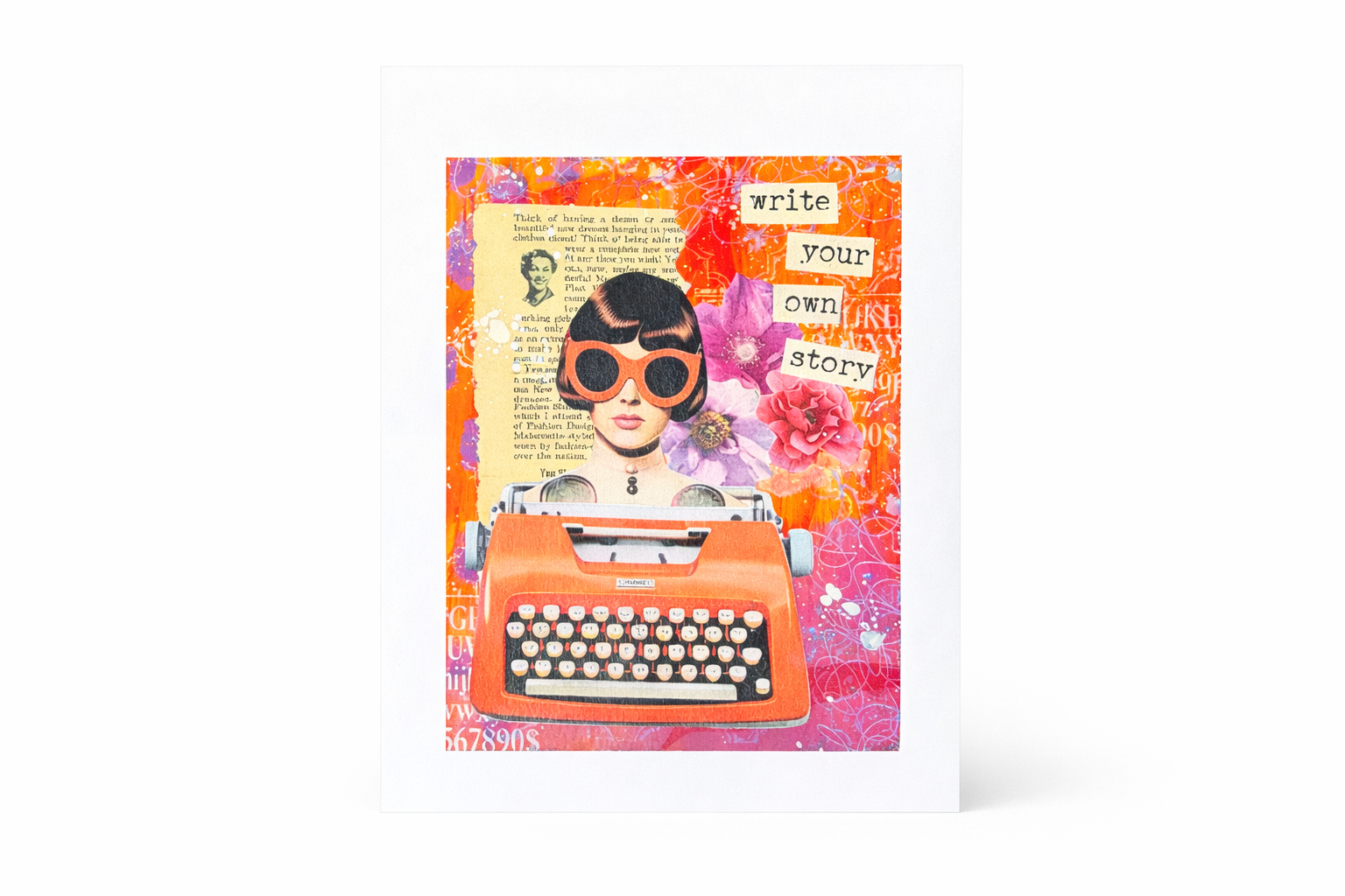 Write your own story - 5x7 Greeting card with envelope