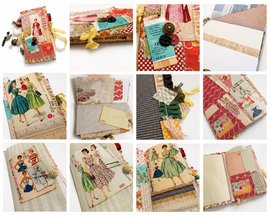 Vintage Inspired Sewing Junk Journal