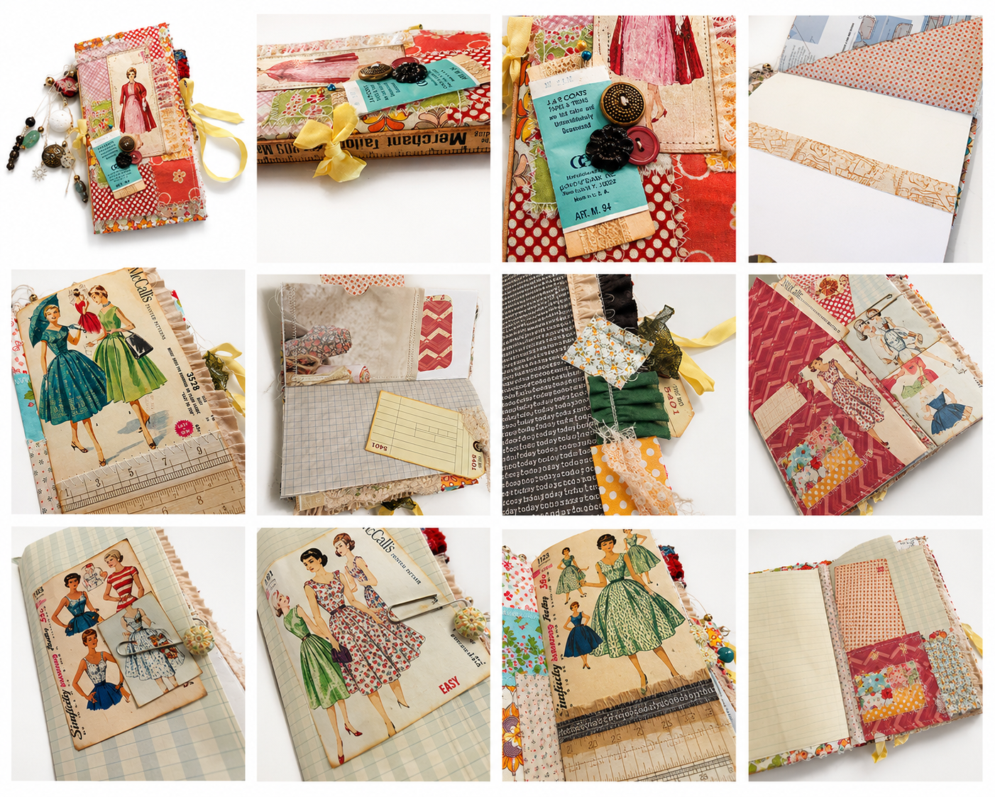 Vintage Inspired Sewing Junk Journal