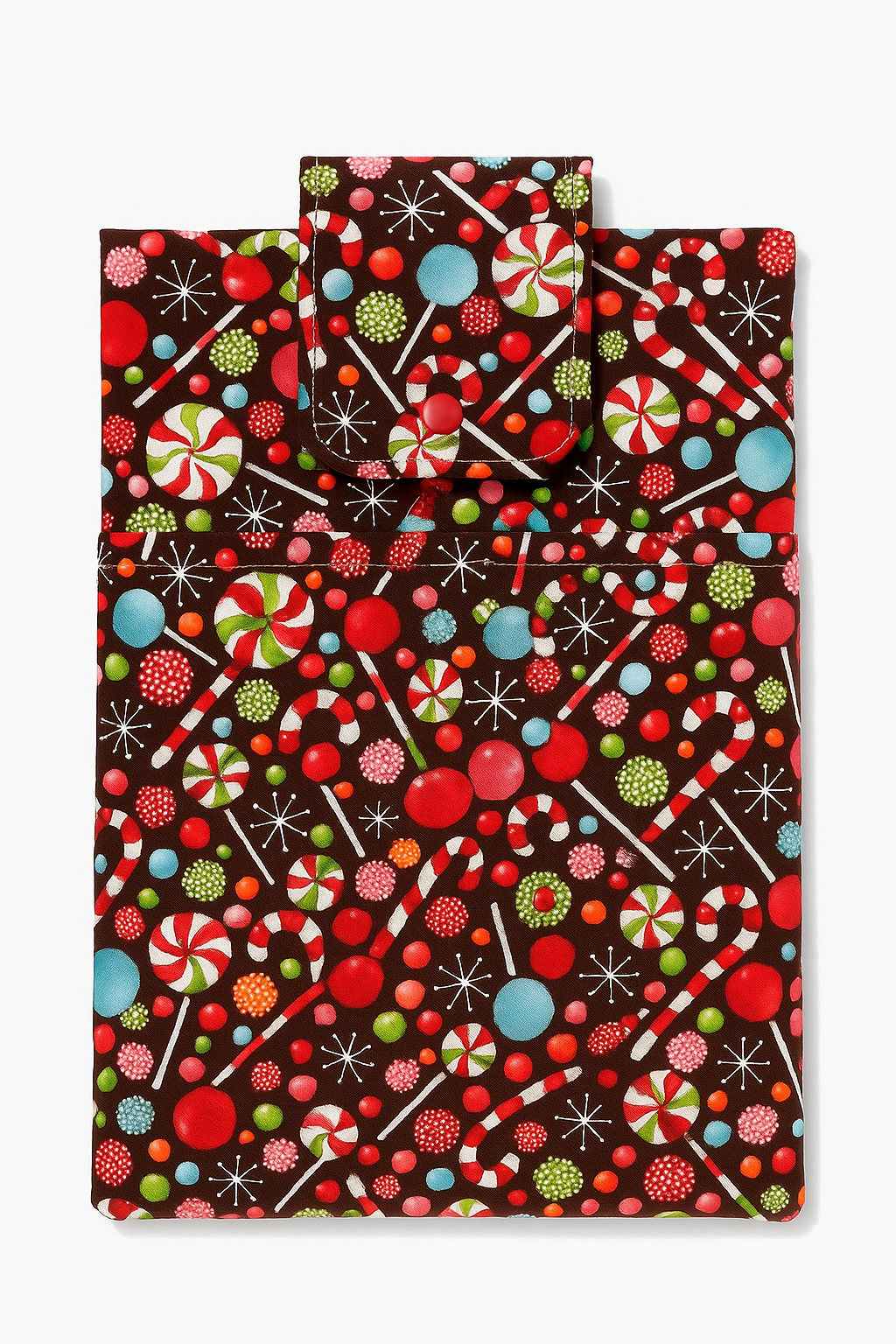 eReader/book sleeve - Holly Jolly