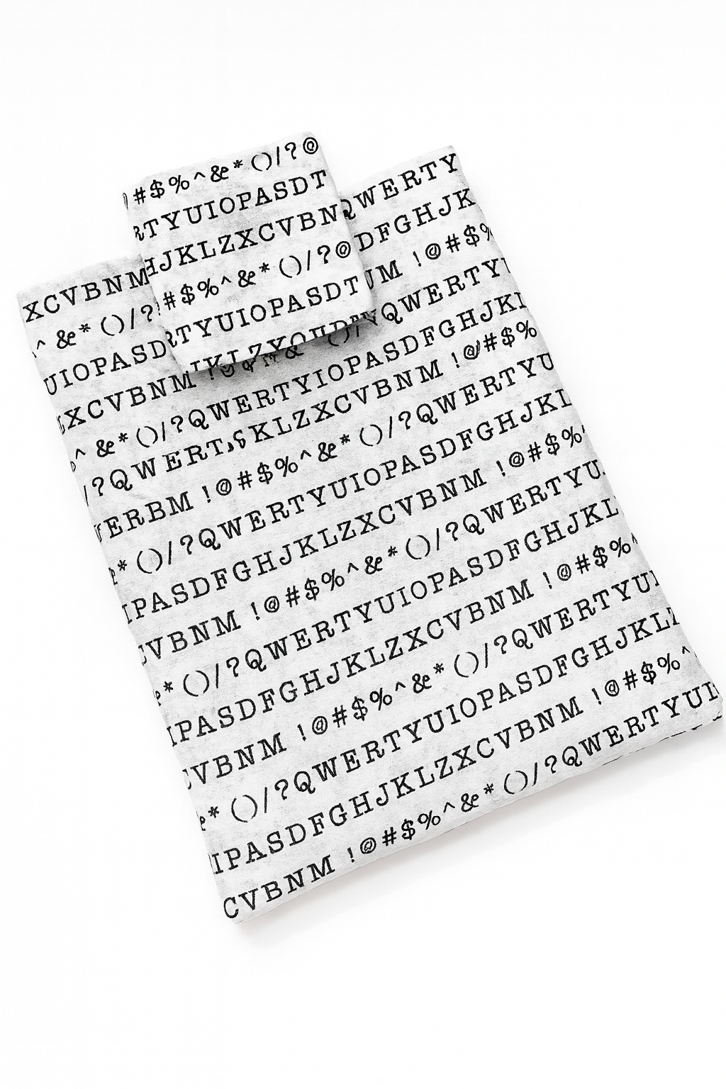 eReader/book sleeve -word smith (green lining)